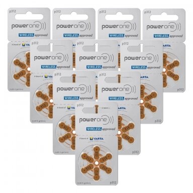 VARTA Power One 312 Hearing batteries 60psc VARTA Power One 312 Hearing batteries 60psc
