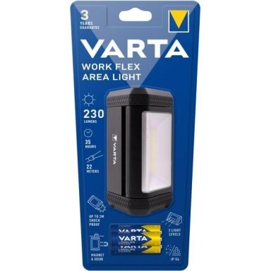 Varta work flex area light 17648 žibintas Varta work flex area light 17648 žibintas