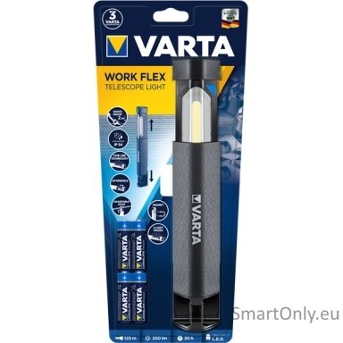 Varta work flex Telescope light 18646 žibintas