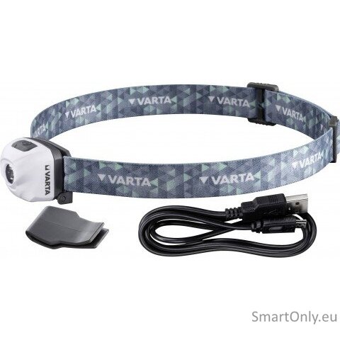 Varta Outdoor Sports Ultralight H30R 18631 įkraunamas prožektorius ant galvos Varta Outdoor Sports Ultralight H30R 18631 įkraunamas prožektorius ant galvos