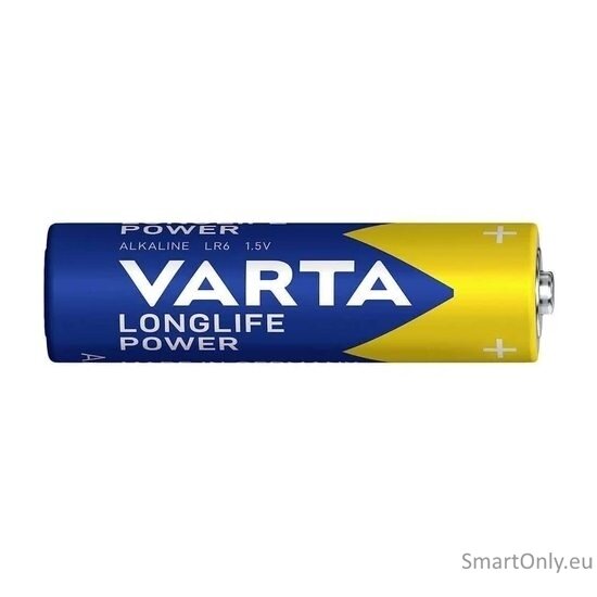 Varta AA Longlife Power LR6 šarminės baterijos 6 vnt. 2 Varta AA Longlife Power LR6 šarminės baterijos 6 vnt. 2