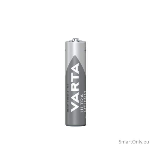 Varta AAA Ultra Lithium (6103) baterijos 4 vnt. 1