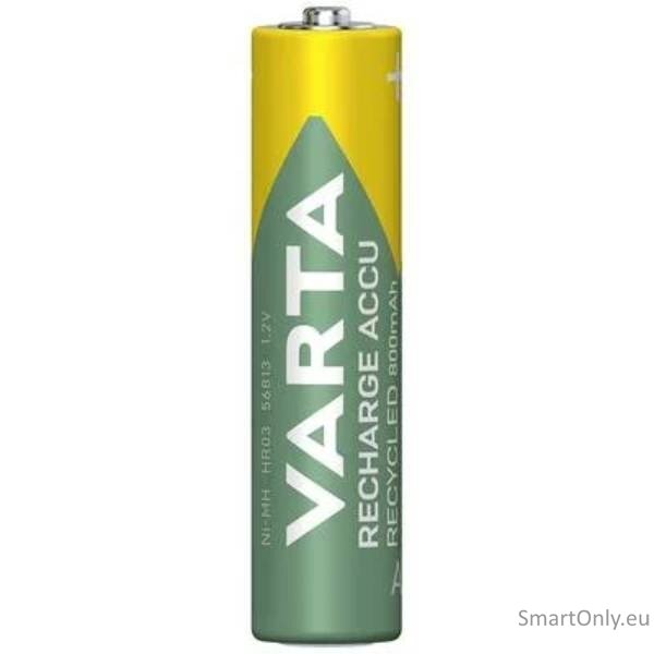 Varta Recharge Accu Recycled AAA 800 mAh (56813) įkraunamos  baterijos 2 vnt. 1