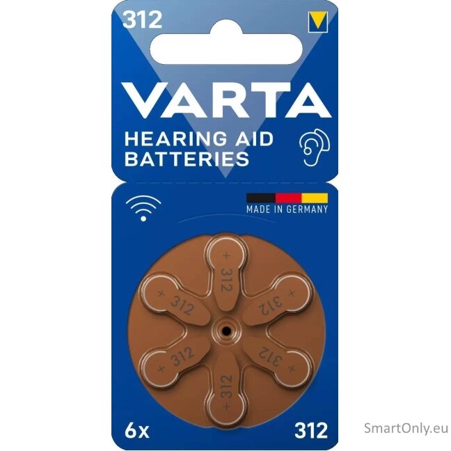 Varta 312 PR41 Hearing batteries 60 pcs 1