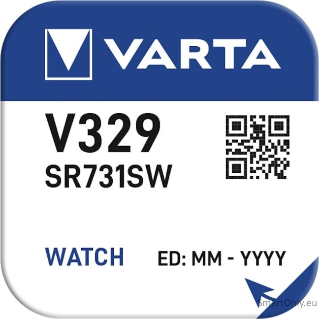 Varta 329 (SR731SW) baterijos 10 vnt. 1