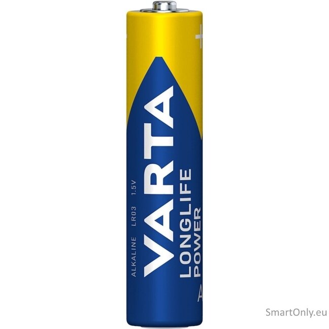 Varta AAA Longlife Power LR03 Alkaline baterijos 24 vnt. 2 Varta AAA Longlife Power LR03 Alkaline baterijos 24 vnt. 2
