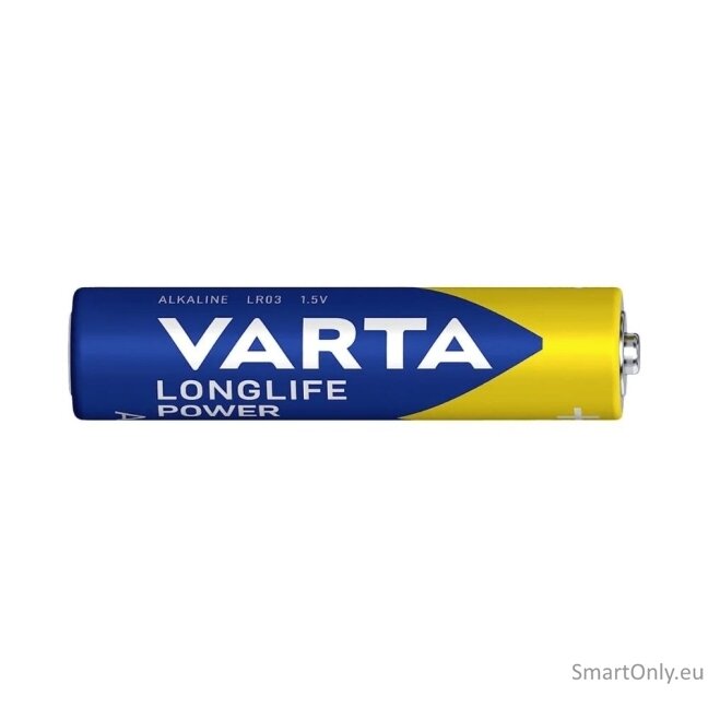 Varta AAA Longlife Power LR03 šarminės baterijos 6 vnt. 1 Varta AAA Longlife Power LR03 šarminės baterijos 6 vnt. 1