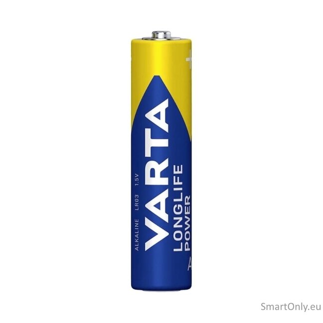 Varta AAA Longlife Power LR03 šarminės baterijos 6 vnt. 2