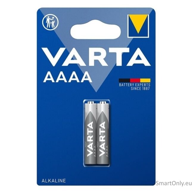 VARTA AAAA šarminės baterijos 2 vnt. VARTA AAAA šarminės baterijos 2 vnt.