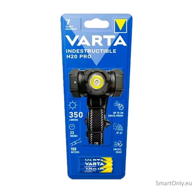 Varta Indestructible H20 PRO 17732 prožektorius ant galvos Varta Indestructible H20 PRO 17732 prožektorius ant galvos