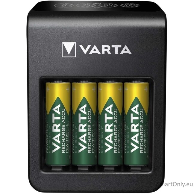 Varta LCD Plug Charger 57687 Baterijų įkroviklis 1 Varta LCD Plug Charger 57687 Baterijų įkroviklis 1