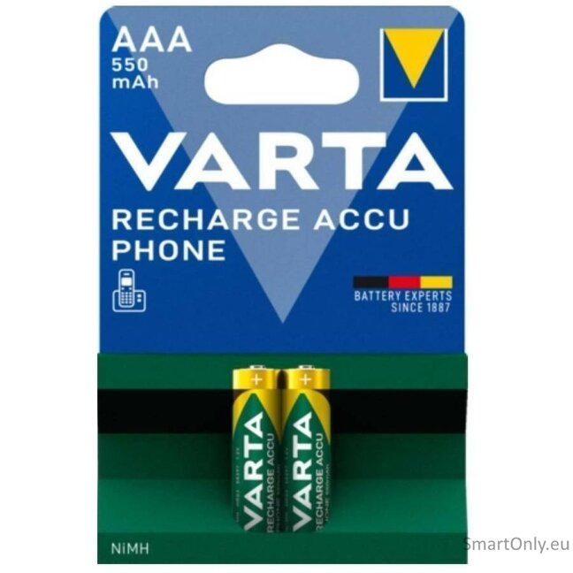 Varta Phone AAA 550mAh (58397) įkraunamos baterijos 2 vnt.