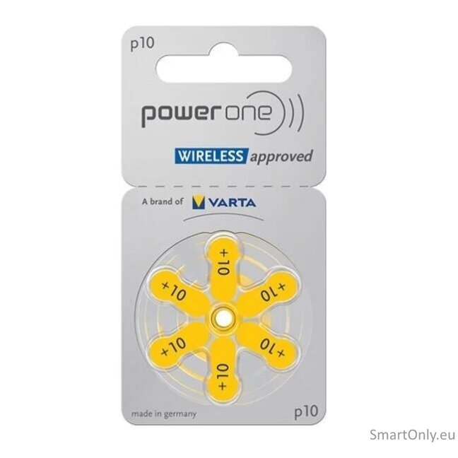 VARTA Power One 10 baterijos klausos aparatams 6 vnt. VARTA Power One 10 baterijos klausos aparatams 6 vnt.