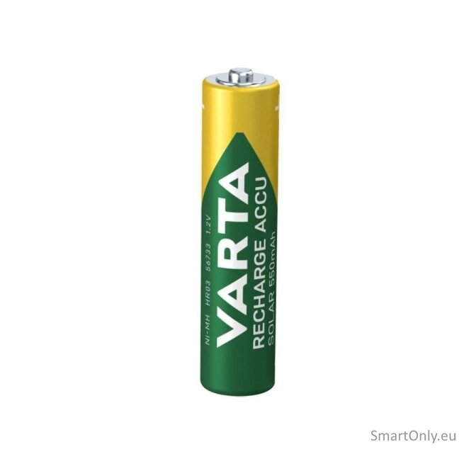 Varta Solar AAA 550mAh (56733) įkraunamos baterijos 2 vnt. 2