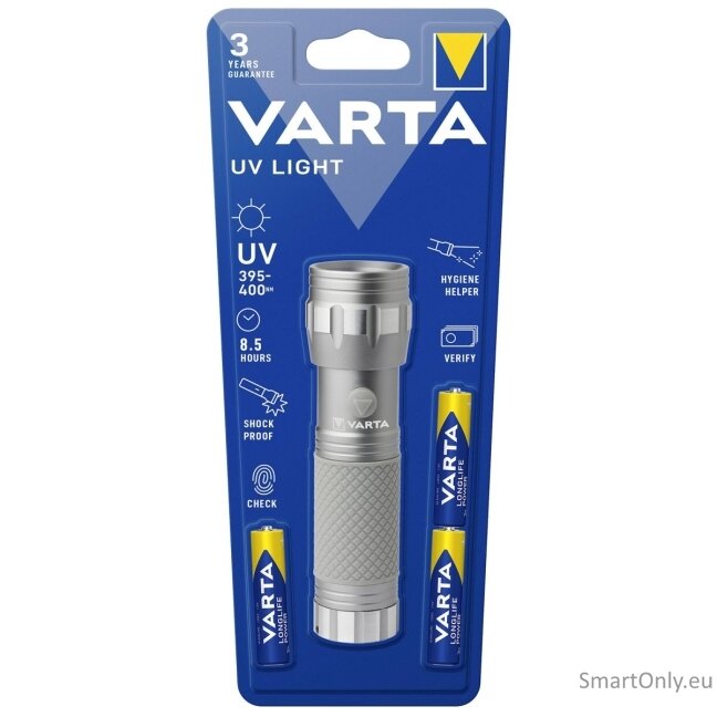 Varta UV Light 15638 - UV spindulių žibintuvėlis Varta UV Light 15638 - UV spindulių žibintuvėlis