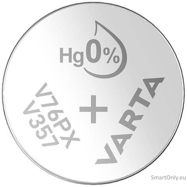 Varta V76PX / SR44 sidabro oksido baterija 1 vnt. 2