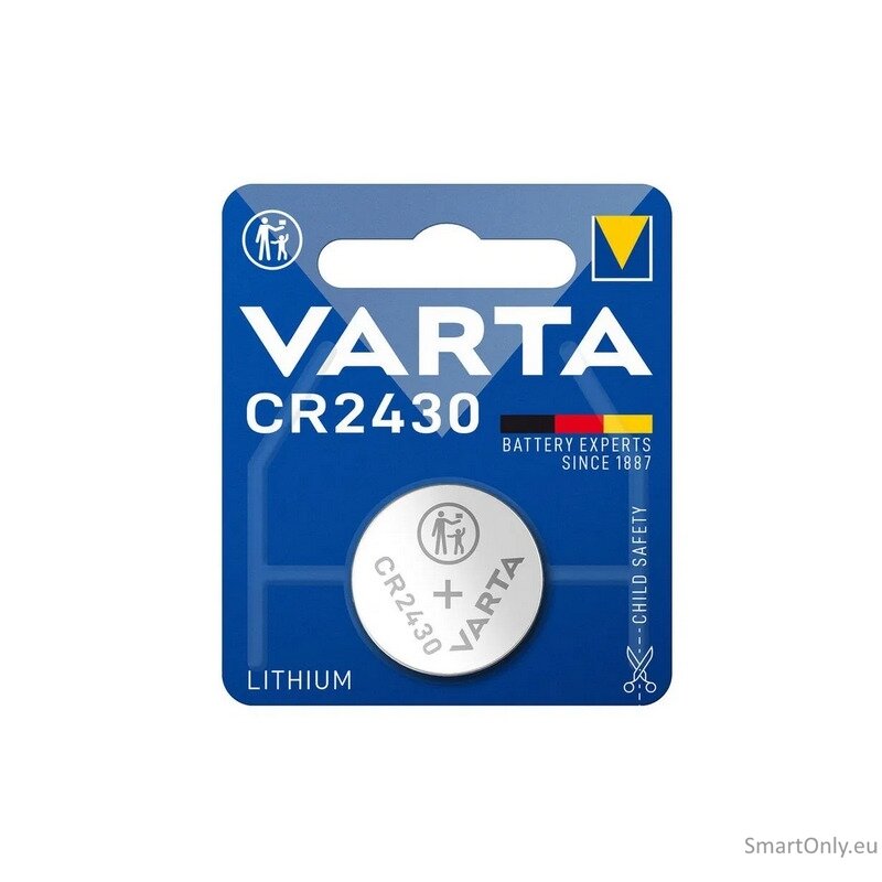 Varta CR2430 ličio baterija 1 vnt. 2 Varta CR2430 ličio baterija 1 vnt. 2