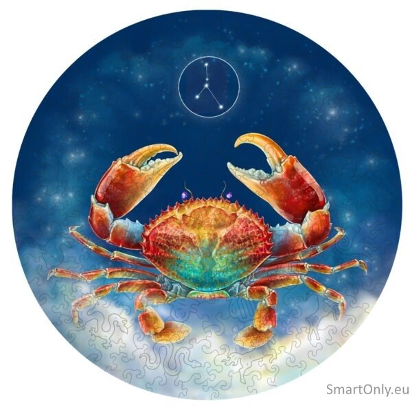Vėžys (Zodiakai) Dėlionė Iš Medžio (200 detalių) Fantasy Puzzles 1 Vėžys (Zodiakai) Dėlionė Iš Medžio (200 detalių) Fantasy Puzzles 1