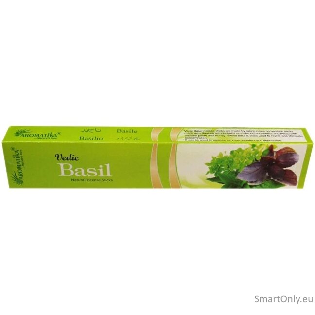 Vedic Basil Natūralūs smilkalai Aromatika 2 Vedic Basil Natūralūs smilkalai Aromatika 2
