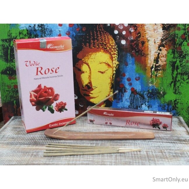 Vedic Rose Natūralūs smilkalai Aromatika 2 Vedic Rose Natūralūs smilkalai Aromatika 2