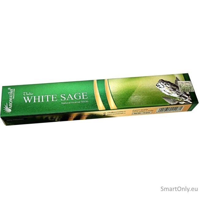 Vedic White Sage Natūralūs smilkalai Aromatika 3 Vedic White Sage Natūralūs smilkalai Aromatika 3