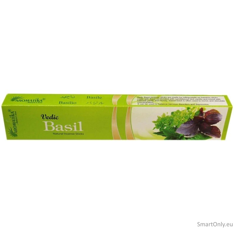 Vedic Basil Natūralūs smilkalai Aromatika 2 Vedic Basil Natūralūs smilkalai Aromatika 2