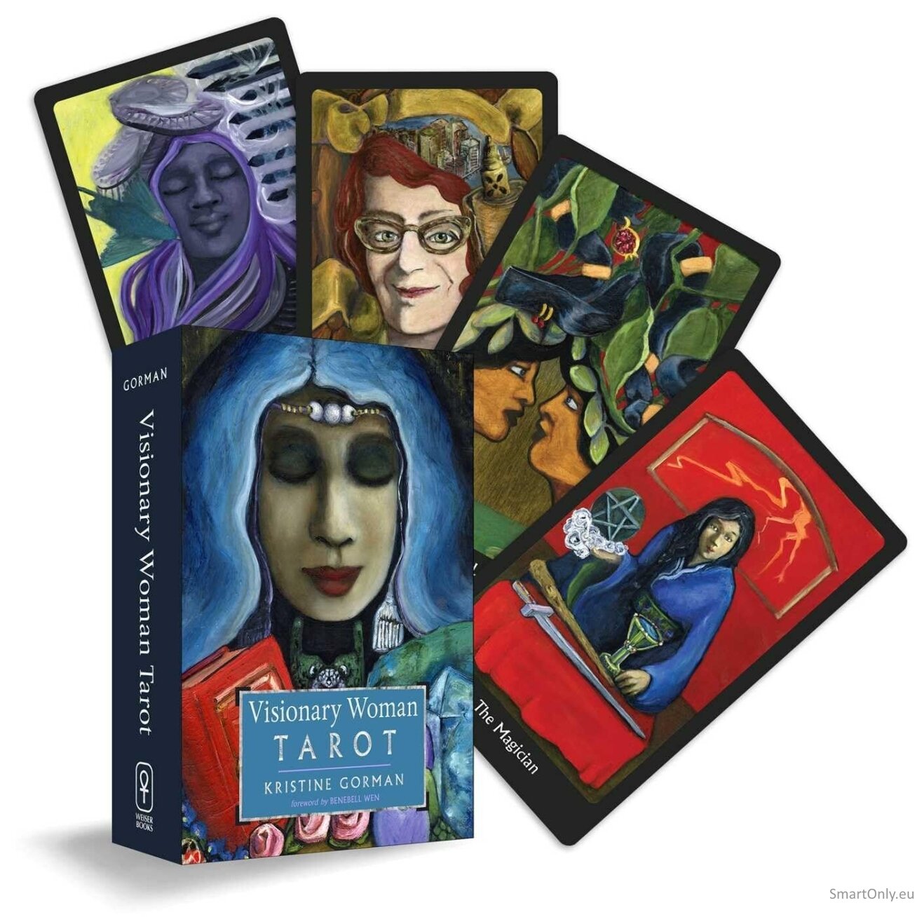 Visionary Woman Tarot kortos Weiser Books