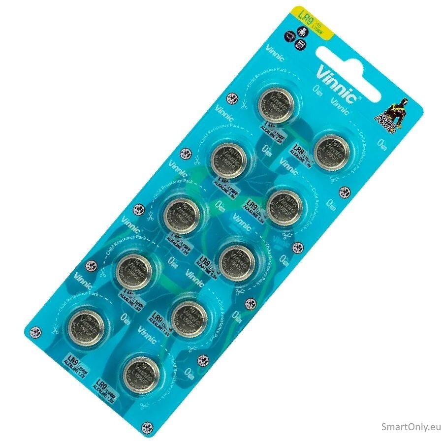 Vinnic LR9 L1560 625 EPX šarminės baterijos 10 vnt. 1