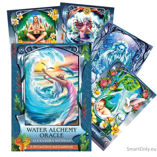 Water Alchemy Oracle kortos Findhorn Press Water Alchemy Oracle kortos Findhorn Press