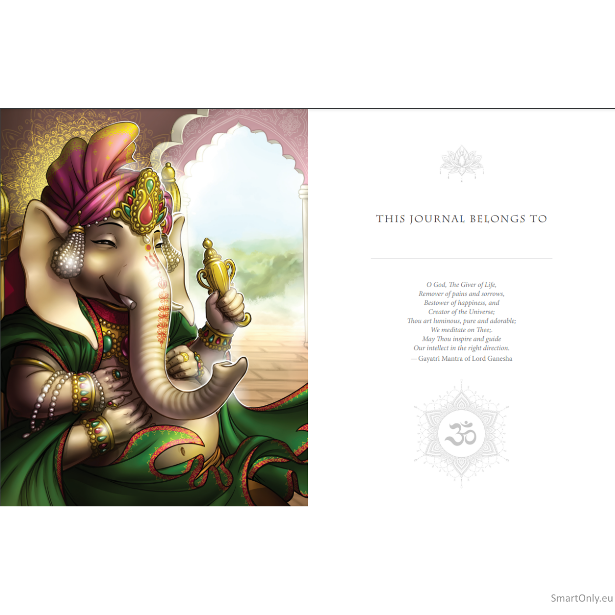 Whispers of Lord Ganesha journal užrašinė Blue Angel 5 Whispers of Lord Ganesha journal užrašinė Blue Angel 5