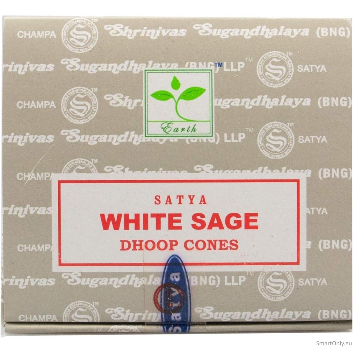 White Sage kūginiai smilkalai Satya 1 White Sage kūginiai smilkalai Satya 1