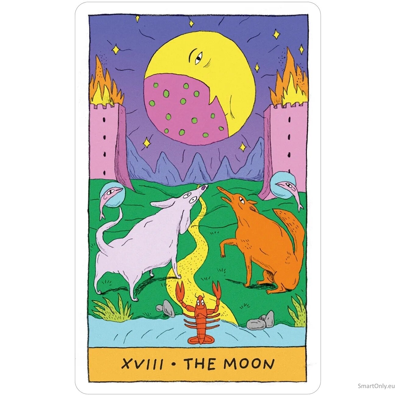 Whimsical Witch Tarot metalinėje dėžutėje US Games Systems 4 Whimsical Witch Tarot metalinėje dėžutėje US Games Systems 4