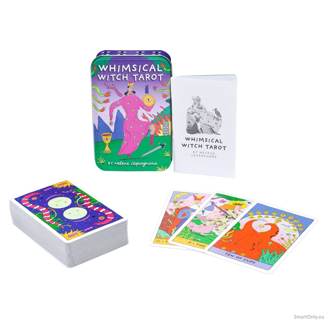 Whimsical Witch Tarot metalinėje dėžutėje US Games Systems 8 Whimsical Witch Tarot metalinėje dėžutėje US Games Systems 8