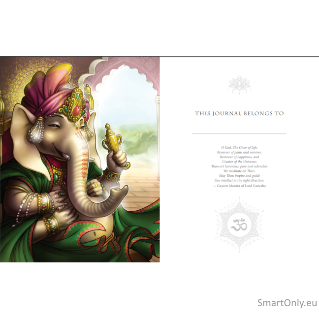 Whispers of Lord Ganesha journal užrašinė Blue Angel 5 Whispers of Lord Ganesha journal užrašinė Blue Angel 5
