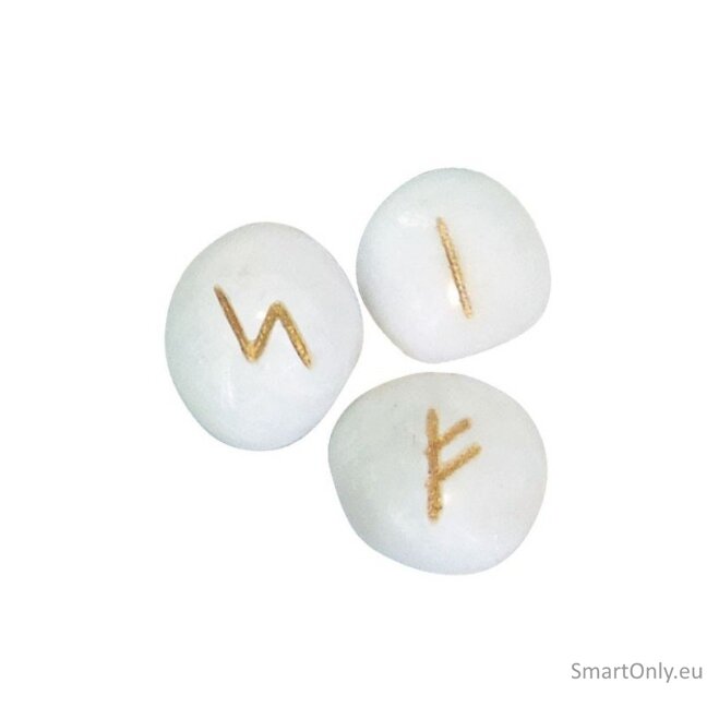 White Onyx Runos Lo Scarabeo 1 White Onyx Runos Lo Scarabeo 1