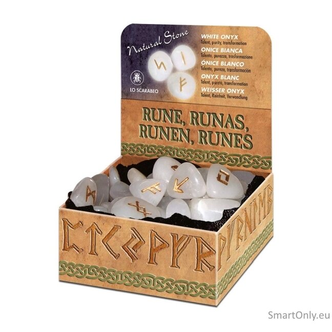 White Onyx Runos Lo Scarabeo White Onyx Runos Lo Scarabeo