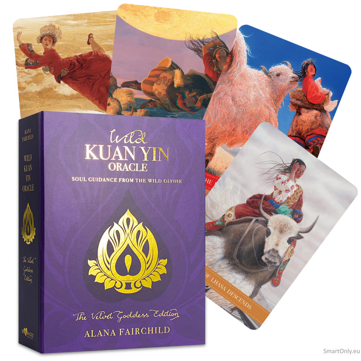 Wild Kuan Yin Oracle kortos Blue Angel Wild Kuan Yin Oracle kortos Blue Angel