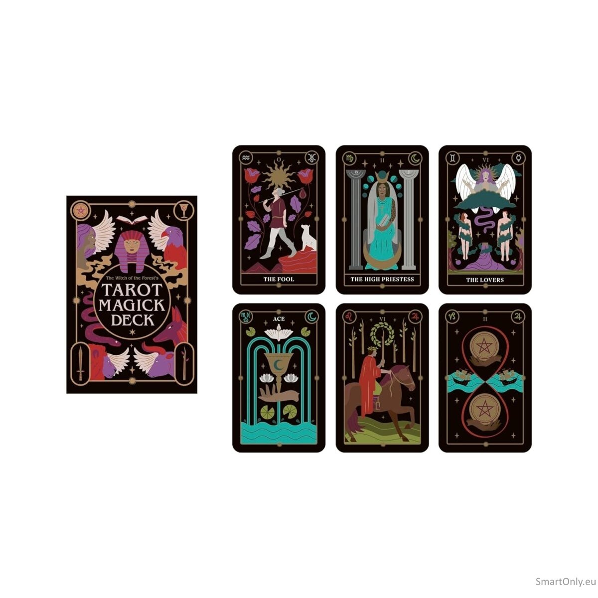 Witch of the Forest's Tarot kortos Leaping Hare Press 4 Witch of the Forest's Tarot kortos Leaping Hare Press 4
