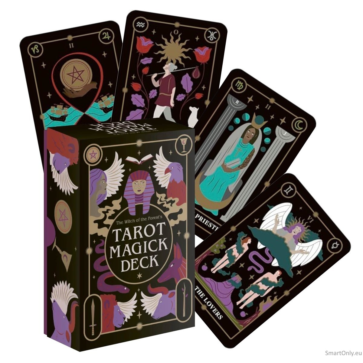 Witch of the Forest's Tarot kortos Leaping Hare Press Witch of the Forest's Tarot kortos Leaping Hare Press