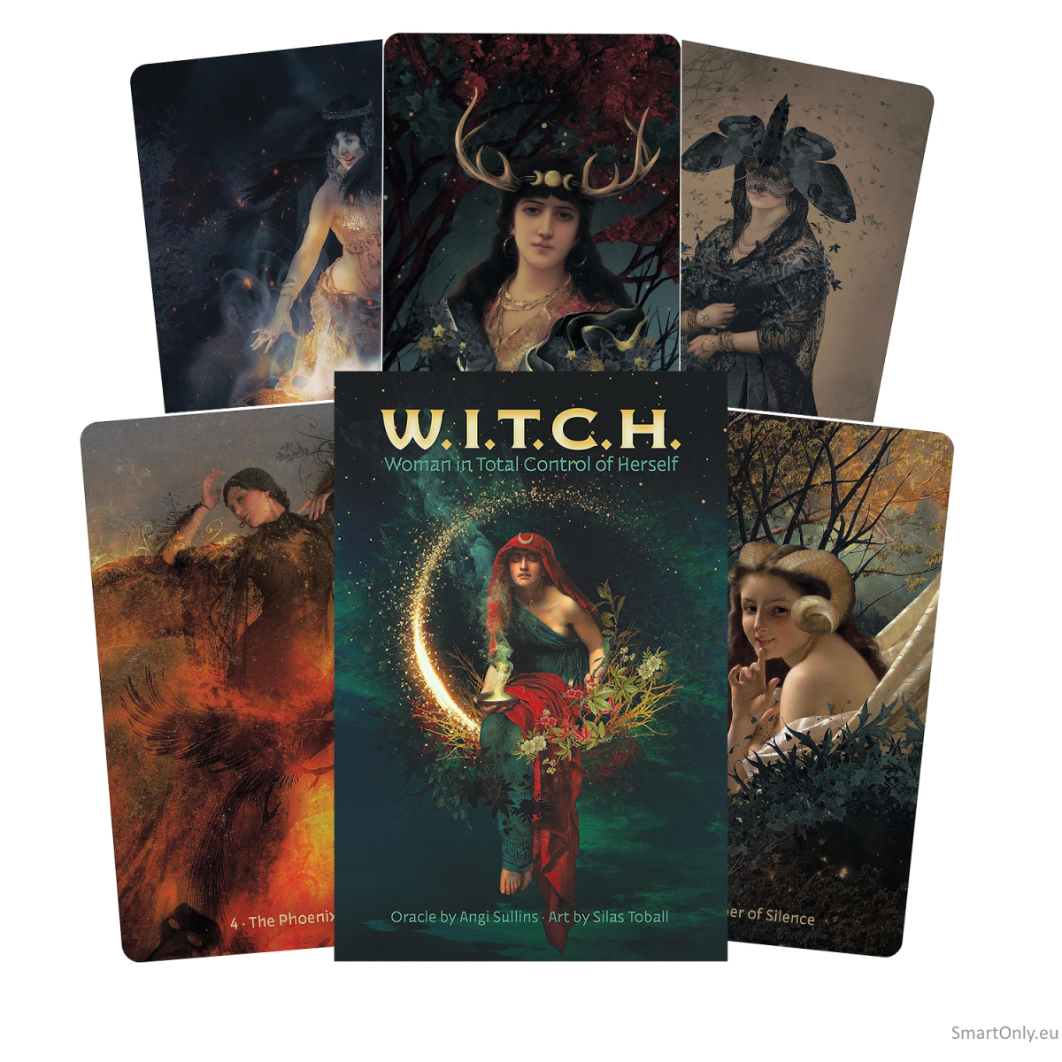 W.I.T.C.H. Woman in Total Control of Herself Oracle kortos ir vadovas US Games Systems W.I.T.C.H. Woman in Total Control of Herself Oracle kortos ir vadovas US Games Systems