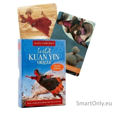 Wild Kuan Yin Pocket edition Oracle kortos Blue Angel