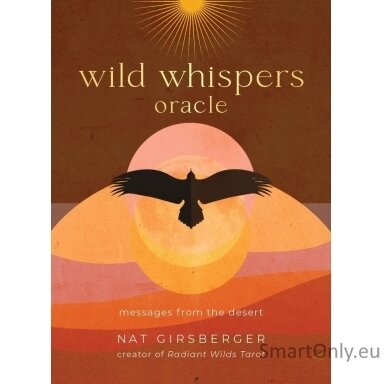 Wild Whispers Oracle: Messages from the Desert orakulo kortos Rockpool Publishing