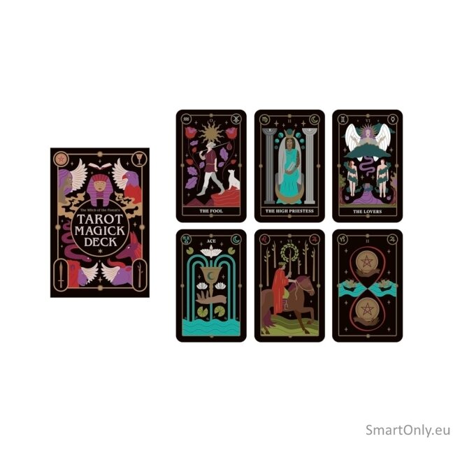 Witch of the Forest's Tarot kortos Leaping Hare Press 4 Witch of the Forest's Tarot kortos Leaping Hare Press 4