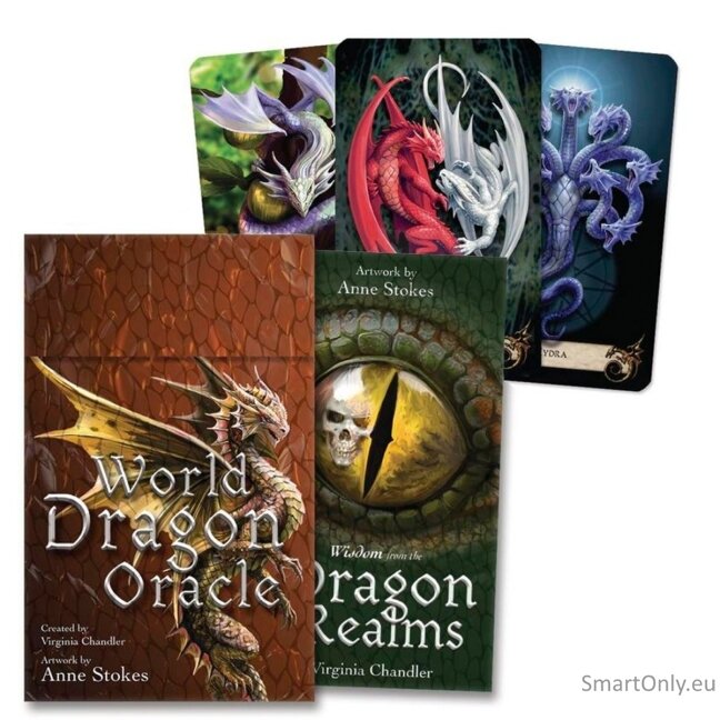 World Dragon Oracle rinkinys Llewellyn World Dragon Oracle rinkinys Llewellyn