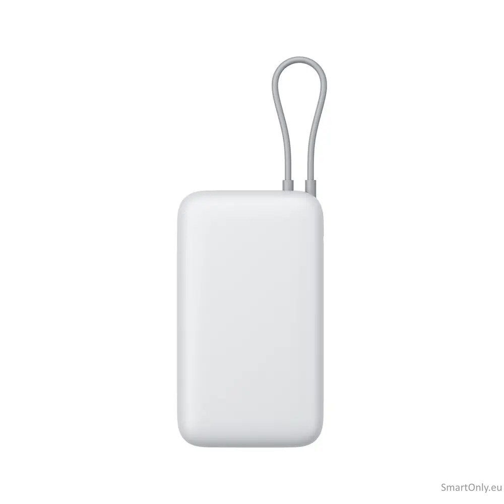 Xiaomi Power Bank 20000mAh (Integrated Cable), Light Gray 2 Xiaomi Power Bank 20000mAh (Integrated Cable), Light Gray 2