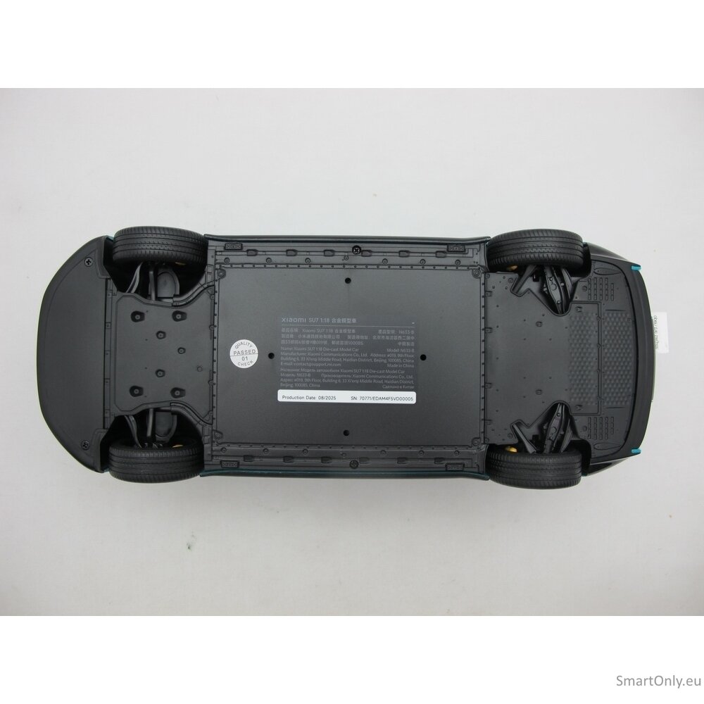 Xiaomi SU7 1/18 Die-cast Model Car Aqua Blue 6 Xiaomi SU7 1/18 Die-cast Model Car Aqua Blue 6
