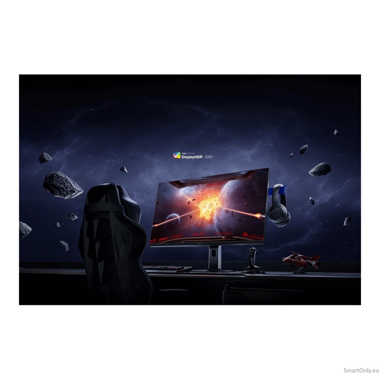 Xiaomi | Mini LED Gaming Monitor G Pro 27Qi 2026 | 27 " | Fast IPS | QHD | 16:9 | 180 Hz | 1 ms | 2560 x 1440 pixels | 2000 cd/m² | HDMI ports quantity 2 | Black 4 Xiaomi | Mini LED Gaming Monitor G Pro 27Qi 2026 | 27 " | Fast IPS | QHD | 16:9 | 180 Hz | 1 ms | 2560 x 1440 pixels | 2000 cd/m² | HDMI ports quantity 2 | Black 4