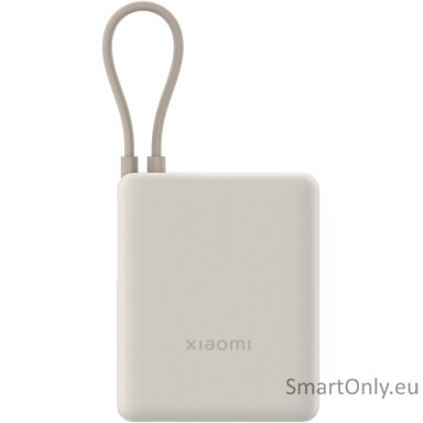 Xiaomi 33W Power Bank (Integrated Cable) | 10000 mAh | USB-C | Tan