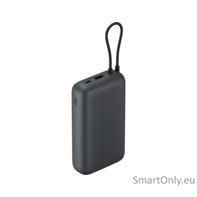 Xiaomi Power Bank 20000mAh (Integrated Cable), Dark Gray Xiaomi Power Bank 20000mAh (Integrated Cable), Dark Gray
