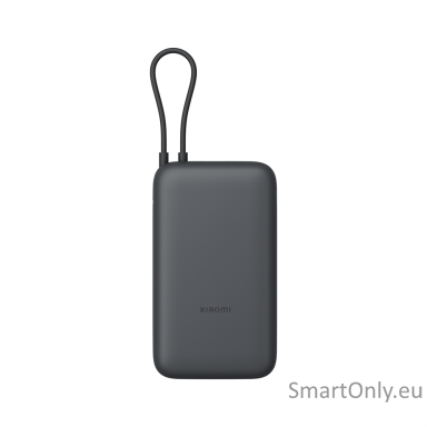 Xiaomi Power Bank 20000mAh (Integrated Cable), Dark Gray Xiaomi Power Bank 20000mAh (Integrated Cable), Dark Gray